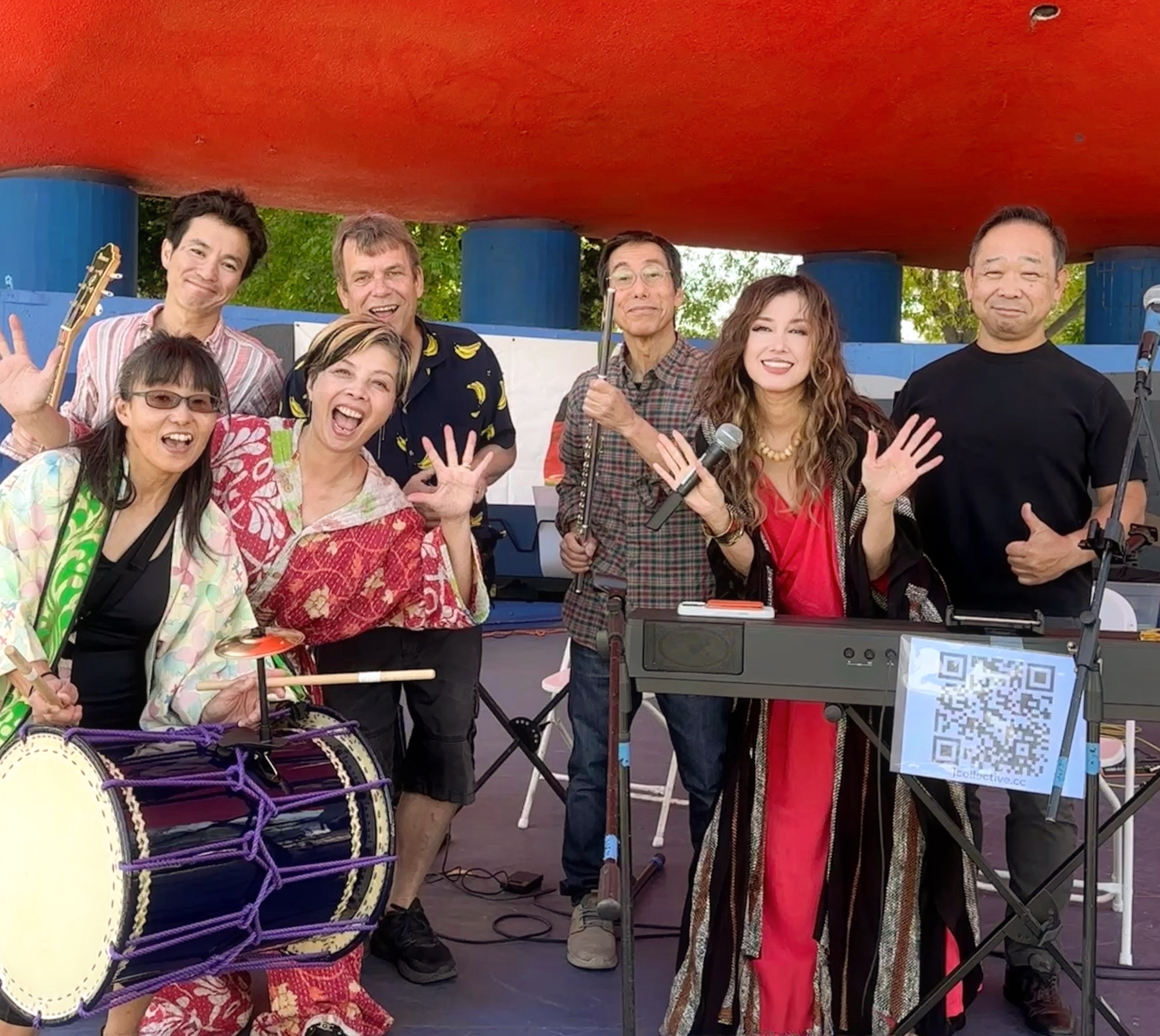 Group photo from the April 20 JCollective show.